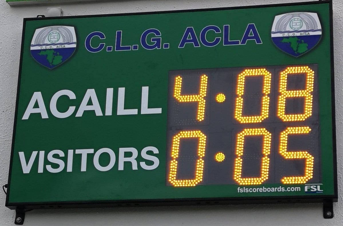 G01: Club Branded Scoreboard Product Image