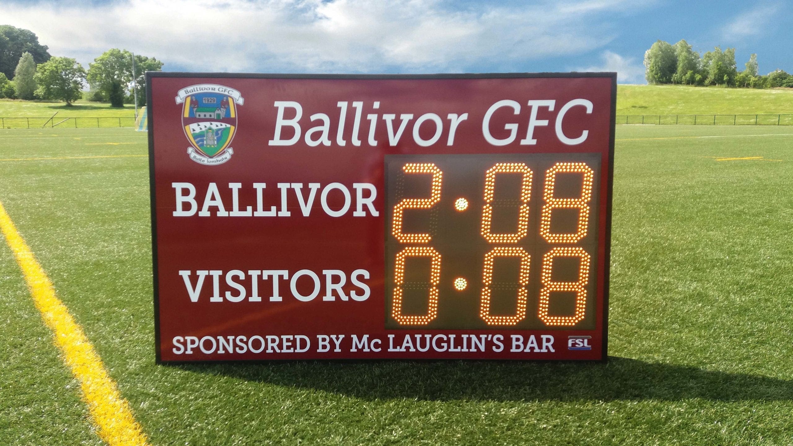 G01: Club Branded Scoreboard Product Image