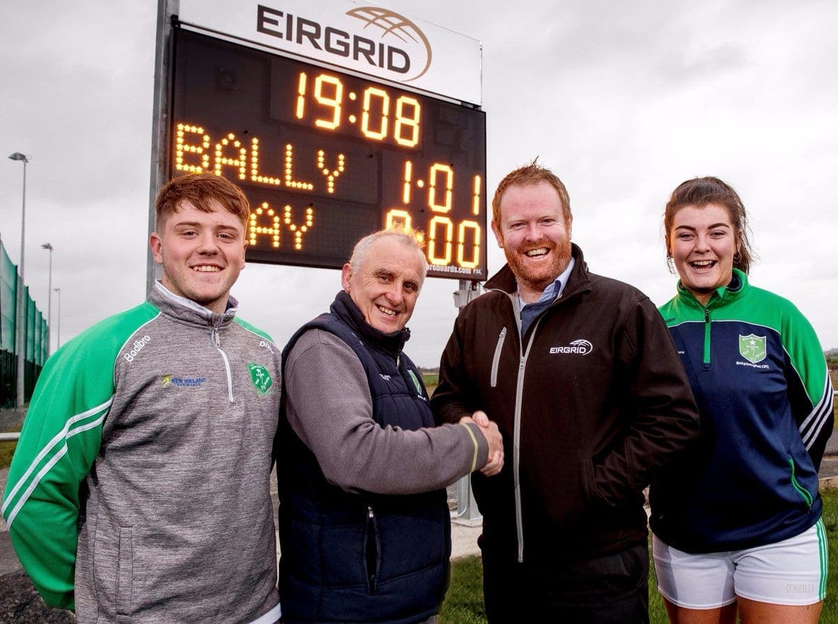 G03: Club Branded Scoreboard with Digital Team Names and Clock Product Image