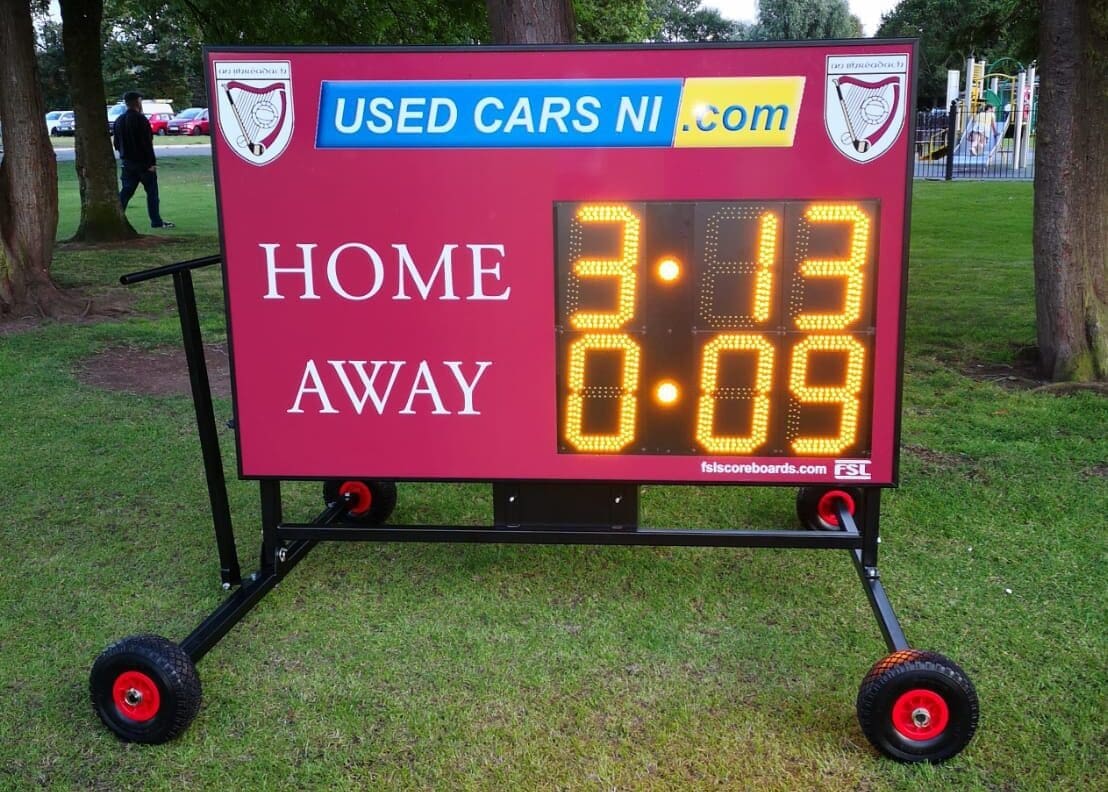 G02: Club Branded Scoreboard with Digital Team Names Product Image