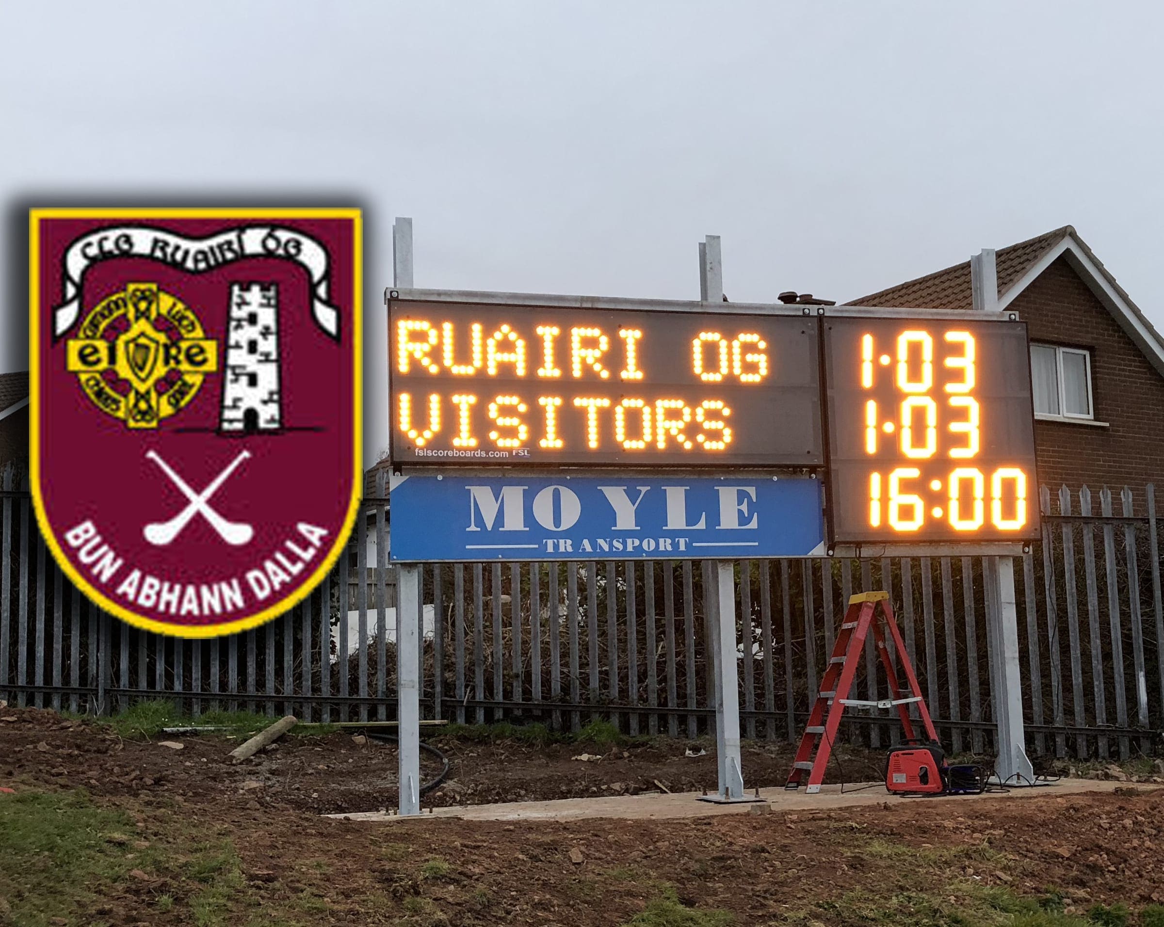 G05: Full Digital Scoreboard with Team Names (10 Digits) and Clock Product Image