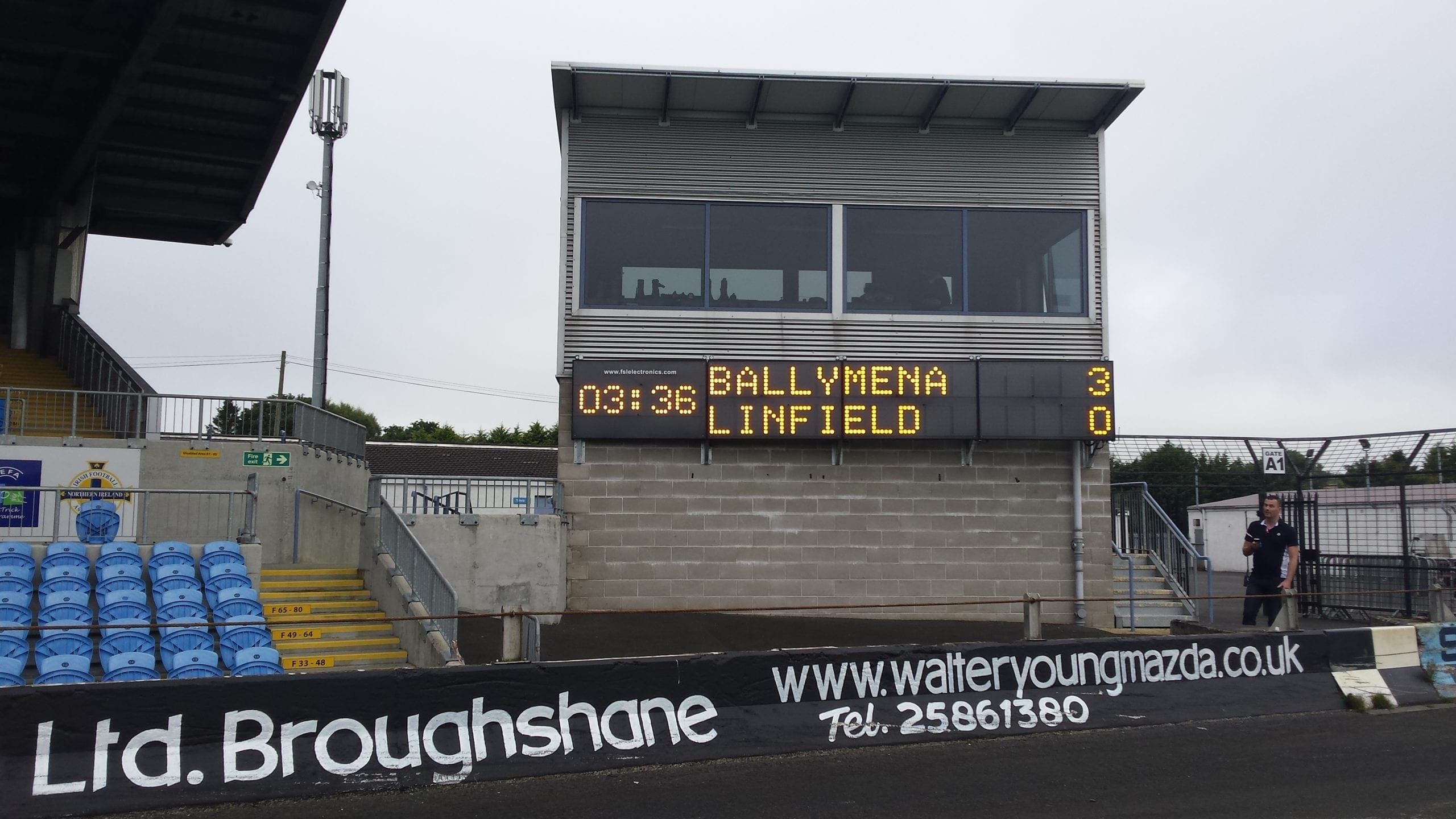 M04: Full Digital Scoreboard with Team Names, Clock and Scrolling Messages (Football) Product Image
