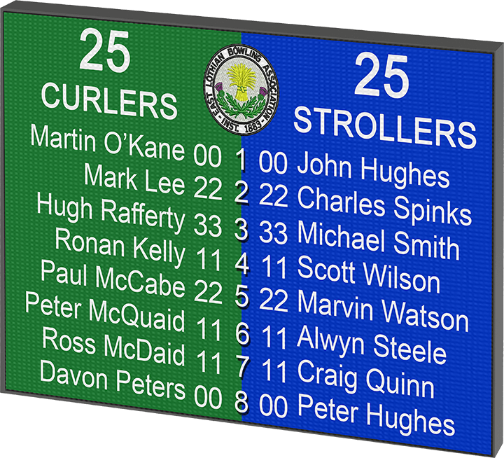 Indoor Bowls Video Screen Product Image
