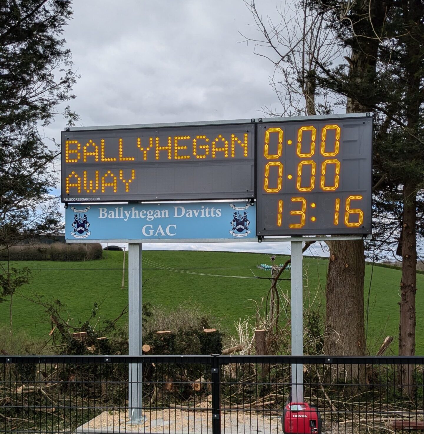 G05 Full Digital Scoreboard with Team Names (10 Digits) and Clock